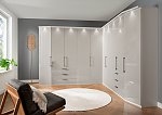 Monaco 00152 22 Weiss Gl.KGR Eckschrankkombination SFR
