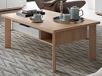Zerbe Tisch mit Schub+Holzbeinen