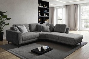 Concept 1,5-TE-AbE Delia anthrazit Titan darkgrey Fuß-Var.1 Metall schwarz matt(1)